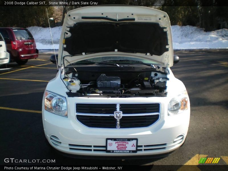 Stone White / Dark Slate Gray 2008 Dodge Caliber SXT