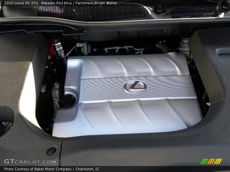 Matador Red Mica / Parchment/Brown Walnut 2010 Lexus RX 350