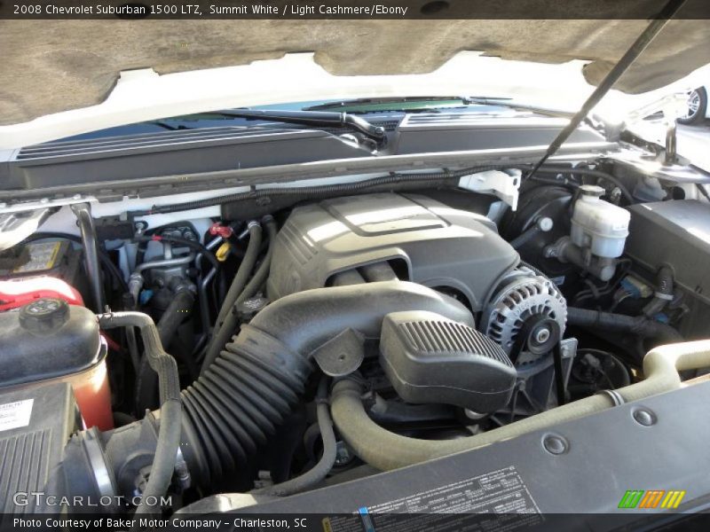 Summit White / Light Cashmere/Ebony 2008 Chevrolet Suburban 1500 LTZ