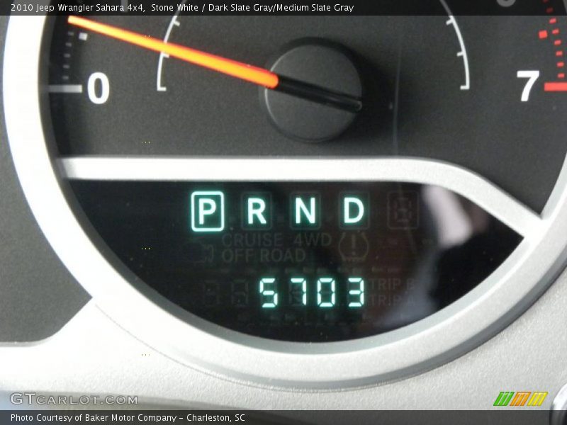 Stone White / Dark Slate Gray/Medium Slate Gray 2010 Jeep Wrangler Sahara 4x4