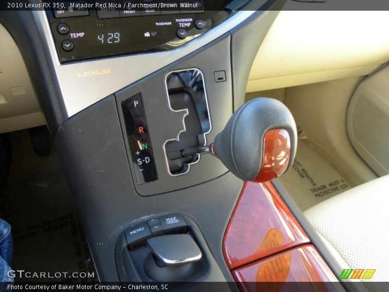 Matador Red Mica / Parchment/Brown Walnut 2010 Lexus RX 350