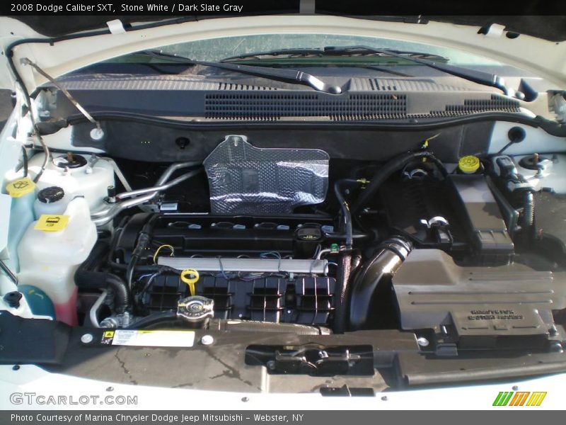Stone White / Dark Slate Gray 2008 Dodge Caliber SXT