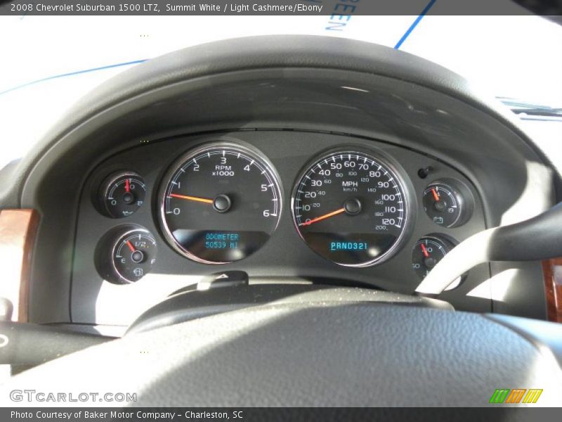 Summit White / Light Cashmere/Ebony 2008 Chevrolet Suburban 1500 LTZ