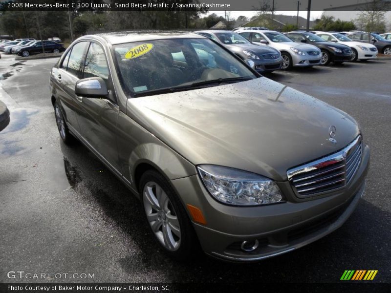 Sand Beige Metallic / Savanna/Cashmere 2008 Mercedes-Benz C 300 Luxury