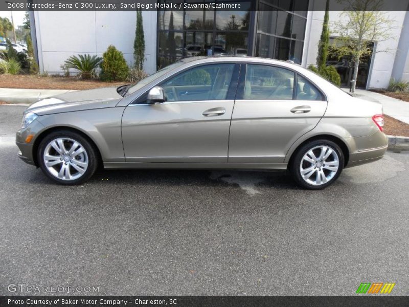 Sand Beige Metallic / Savanna/Cashmere 2008 Mercedes-Benz C 300 Luxury