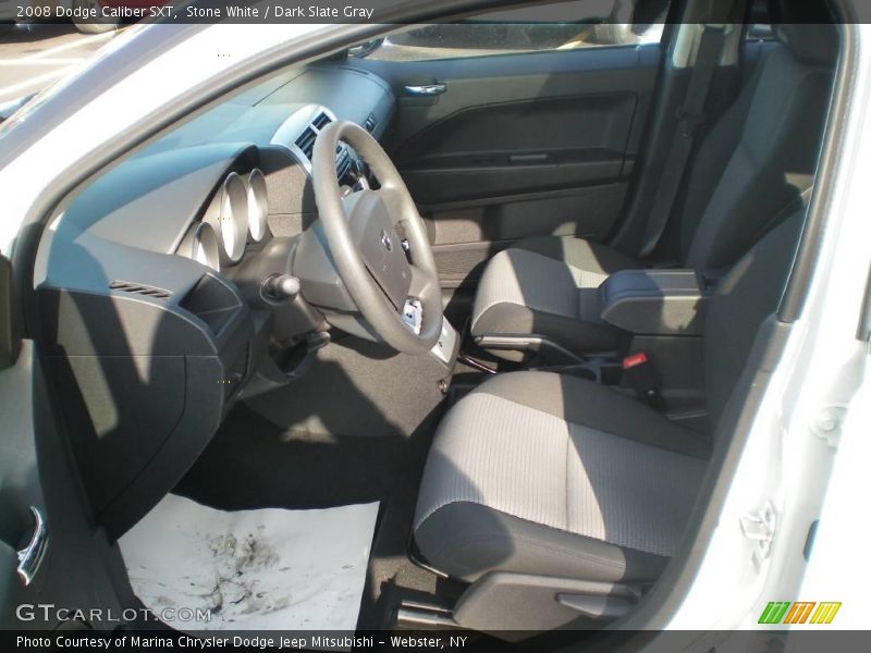 Stone White / Dark Slate Gray 2008 Dodge Caliber SXT