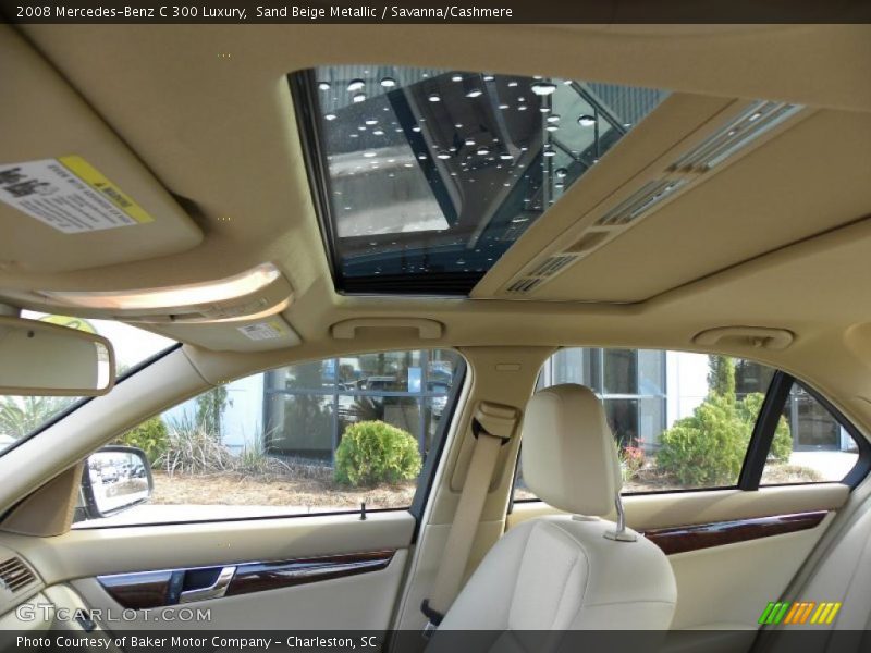 Sand Beige Metallic / Savanna/Cashmere 2008 Mercedes-Benz C 300 Luxury