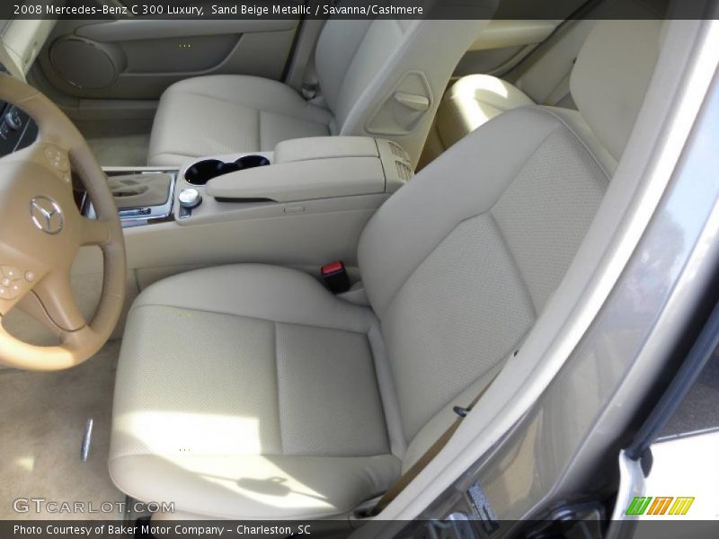Sand Beige Metallic / Savanna/Cashmere 2008 Mercedes-Benz C 300 Luxury