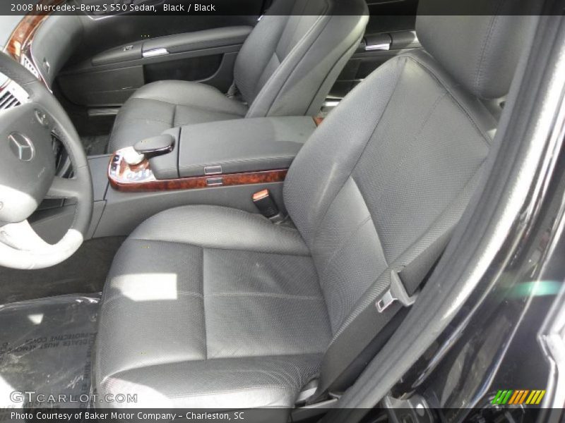 Black / Black 2008 Mercedes-Benz S 550 Sedan
