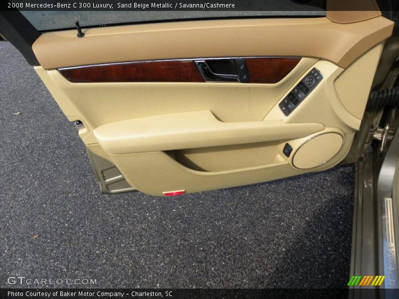 Sand Beige Metallic / Savanna/Cashmere 2008 Mercedes-Benz C 300 Luxury
