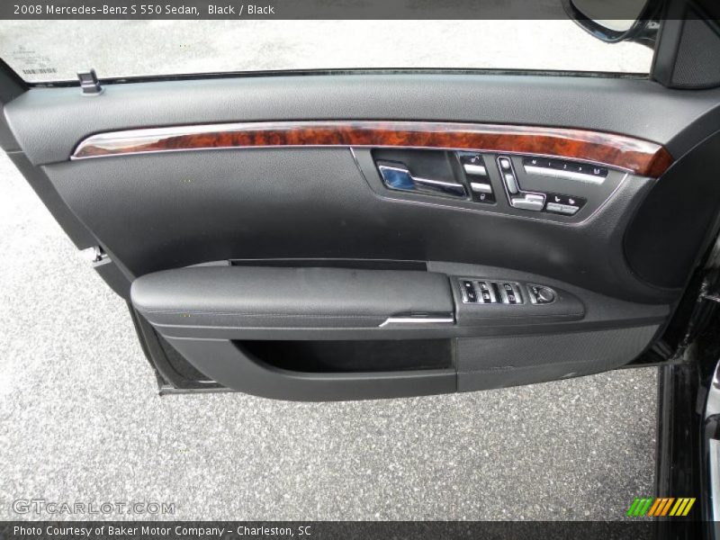 Black / Black 2008 Mercedes-Benz S 550 Sedan