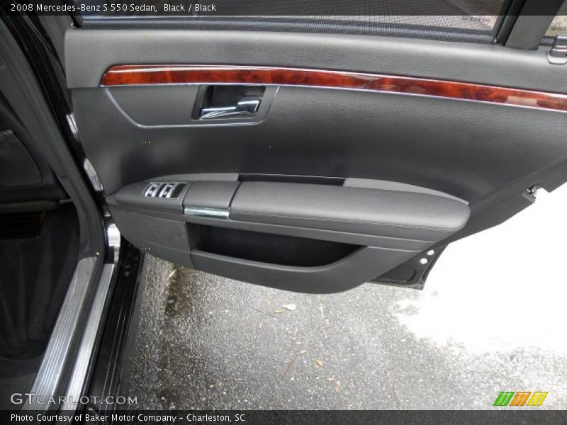 Black / Black 2008 Mercedes-Benz S 550 Sedan