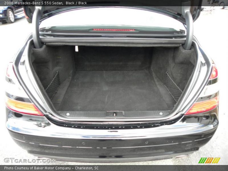 Black / Black 2008 Mercedes-Benz S 550 Sedan