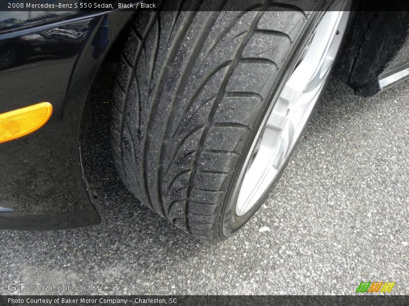 Black / Black 2008 Mercedes-Benz S 550 Sedan