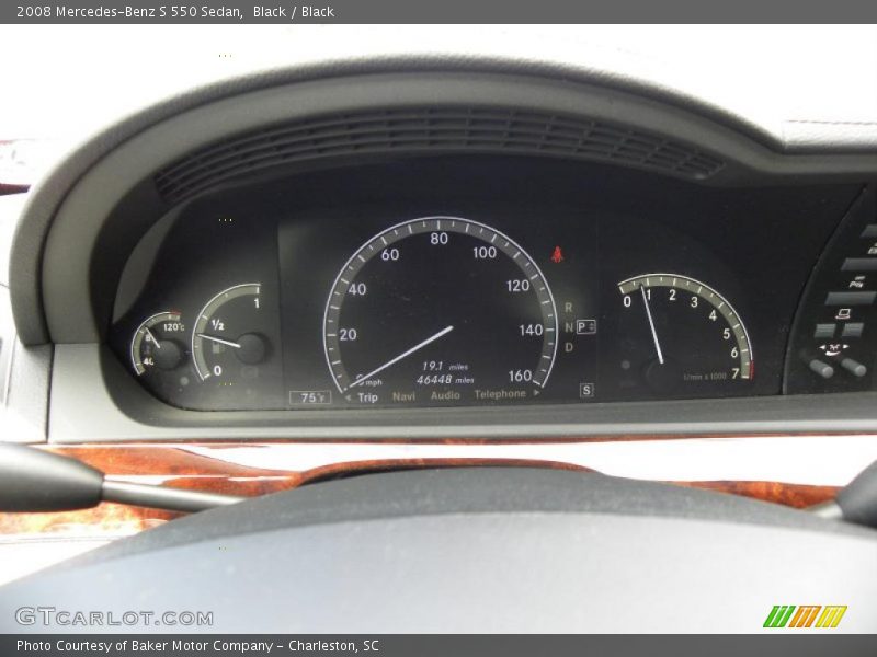 Black / Black 2008 Mercedes-Benz S 550 Sedan