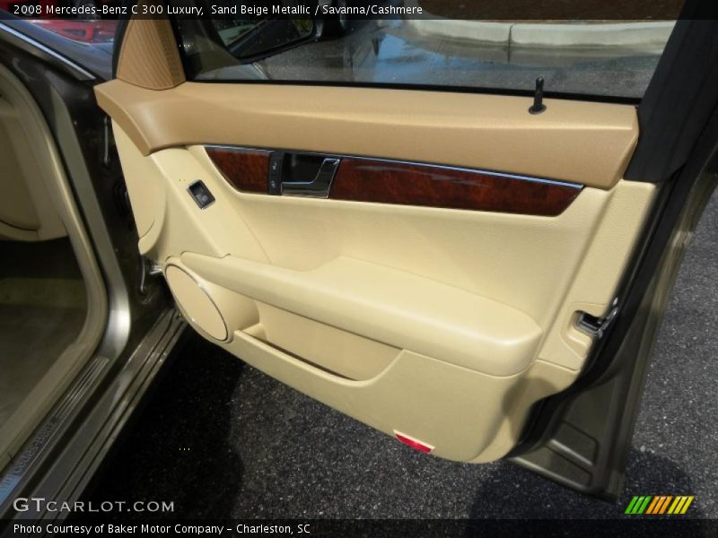 Sand Beige Metallic / Savanna/Cashmere 2008 Mercedes-Benz C 300 Luxury
