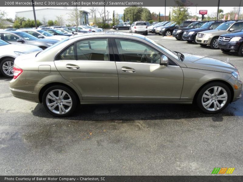Sand Beige Metallic / Savanna/Cashmere 2008 Mercedes-Benz C 300 Luxury