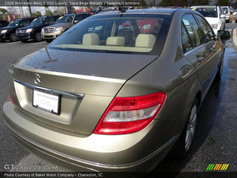 Sand Beige Metallic / Savanna/Cashmere 2008 Mercedes-Benz C 300 Luxury