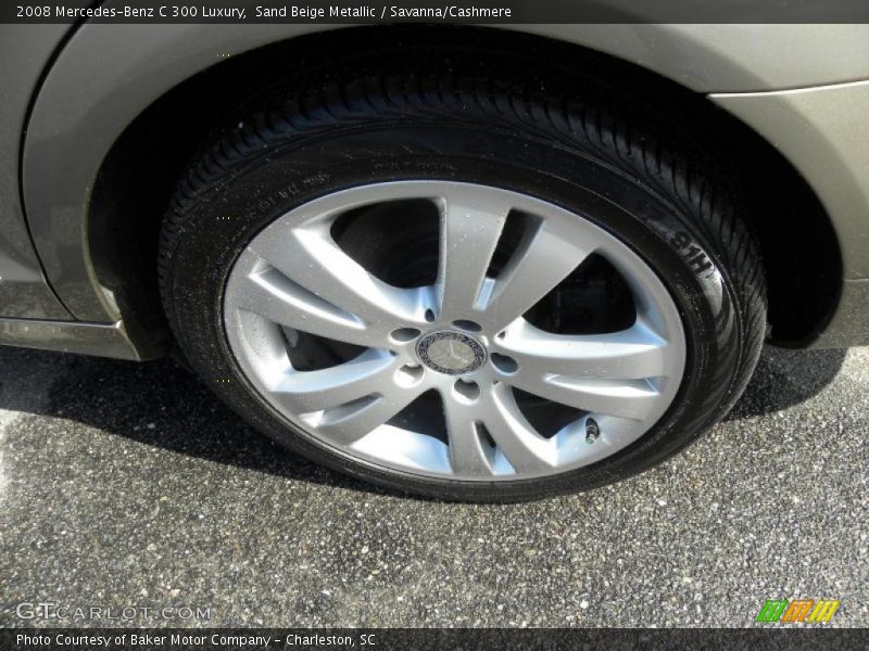 Sand Beige Metallic / Savanna/Cashmere 2008 Mercedes-Benz C 300 Luxury