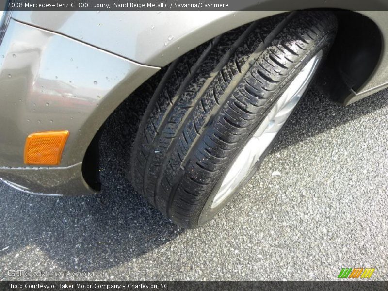 Sand Beige Metallic / Savanna/Cashmere 2008 Mercedes-Benz C 300 Luxury