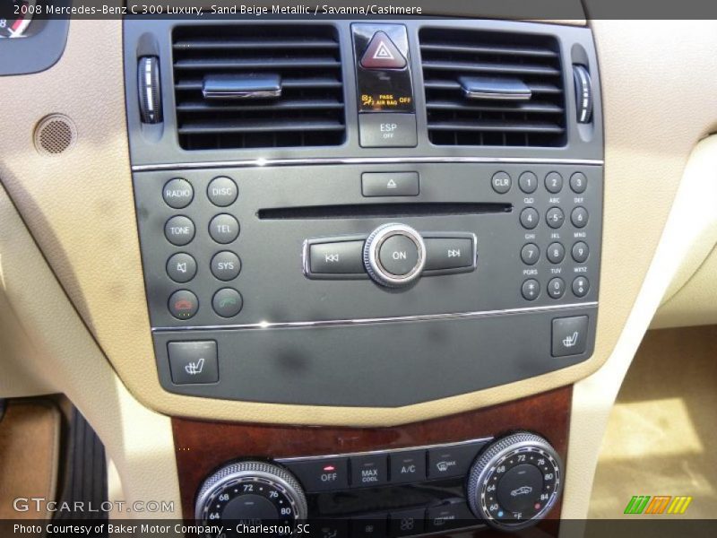 Sand Beige Metallic / Savanna/Cashmere 2008 Mercedes-Benz C 300 Luxury