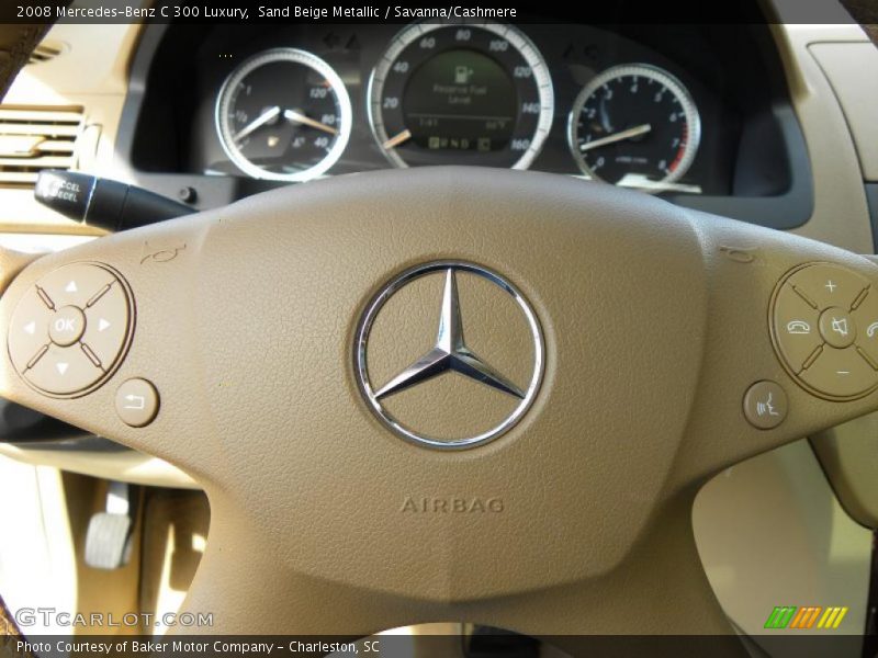 Sand Beige Metallic / Savanna/Cashmere 2008 Mercedes-Benz C 300 Luxury