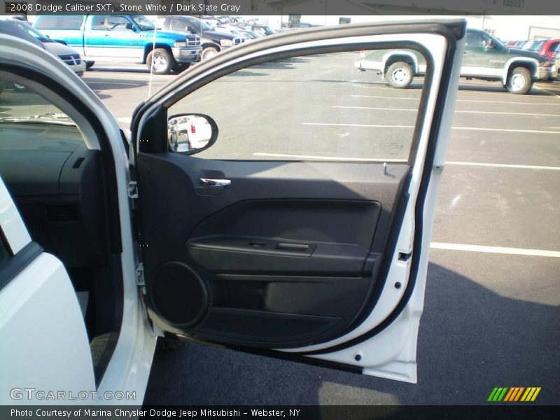 Stone White / Dark Slate Gray 2008 Dodge Caliber SXT