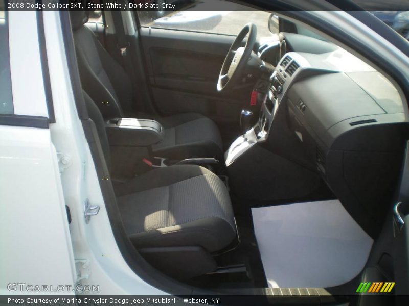 Stone White / Dark Slate Gray 2008 Dodge Caliber SXT
