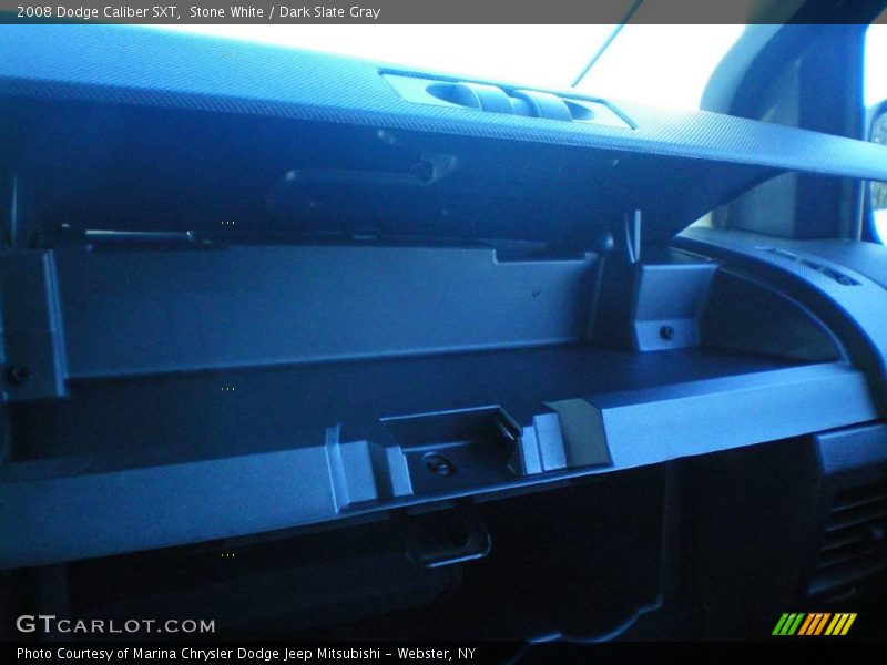 Stone White / Dark Slate Gray 2008 Dodge Caliber SXT