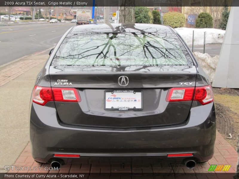 Grigio Metallic / Ebony 2009 Acura TSX Sedan