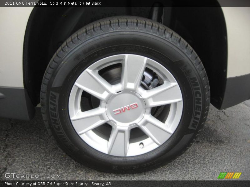 Gold Mist Metallic / Jet Black 2011 GMC Terrain SLE