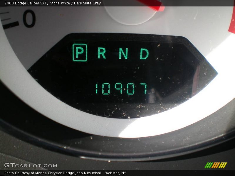Stone White / Dark Slate Gray 2008 Dodge Caliber SXT