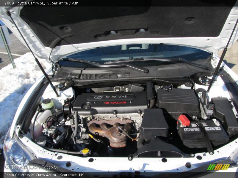Super White / Ash 2009 Toyota Camry SE
