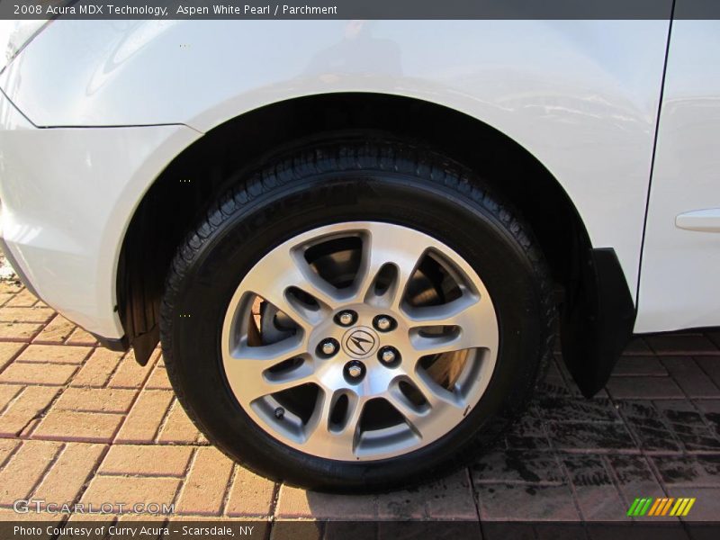 Aspen White Pearl / Parchment 2008 Acura MDX Technology