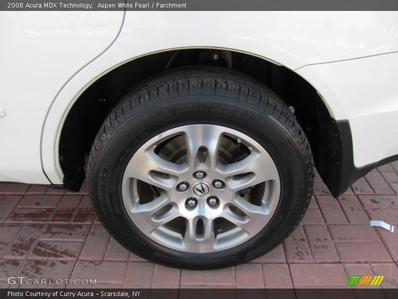 Aspen White Pearl / Parchment 2008 Acura MDX Technology