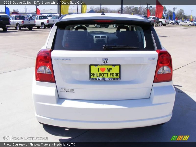 Stone White / Dark Slate Gray 2008 Dodge Caliber SXT