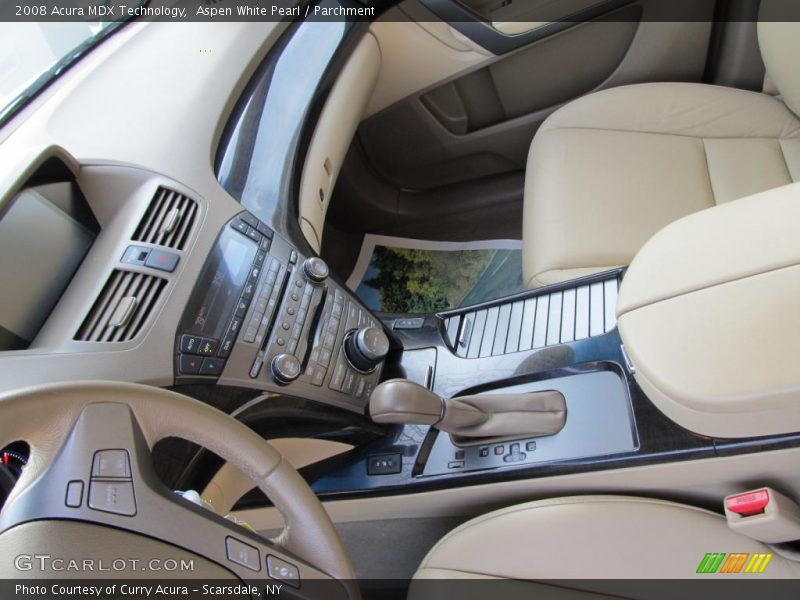 Aspen White Pearl / Parchment 2008 Acura MDX Technology