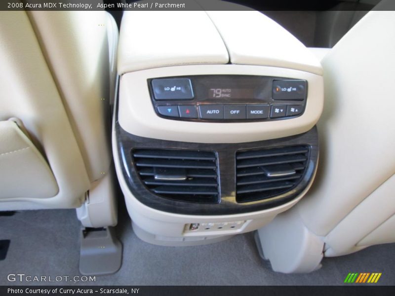 Aspen White Pearl / Parchment 2008 Acura MDX Technology