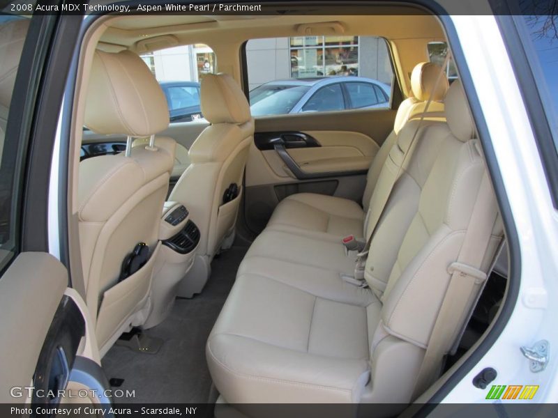 Aspen White Pearl / Parchment 2008 Acura MDX Technology