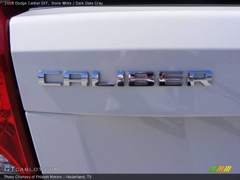 Stone White / Dark Slate Gray 2008 Dodge Caliber SXT