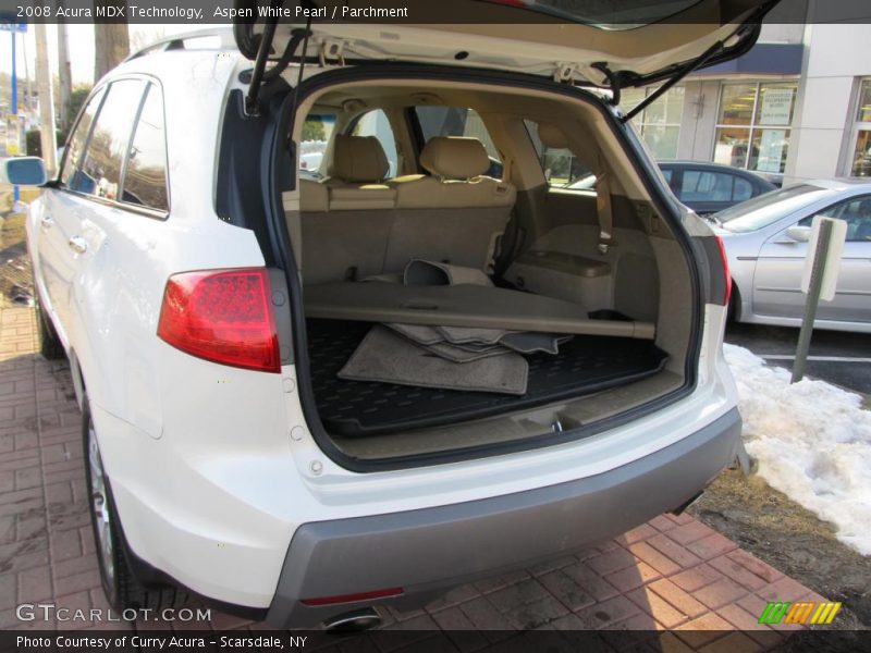 Aspen White Pearl / Parchment 2008 Acura MDX Technology