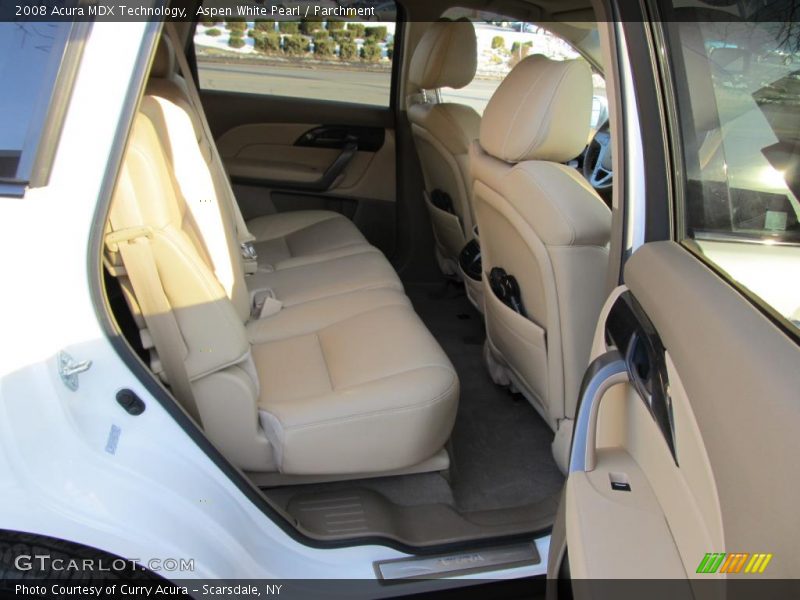 Aspen White Pearl / Parchment 2008 Acura MDX Technology