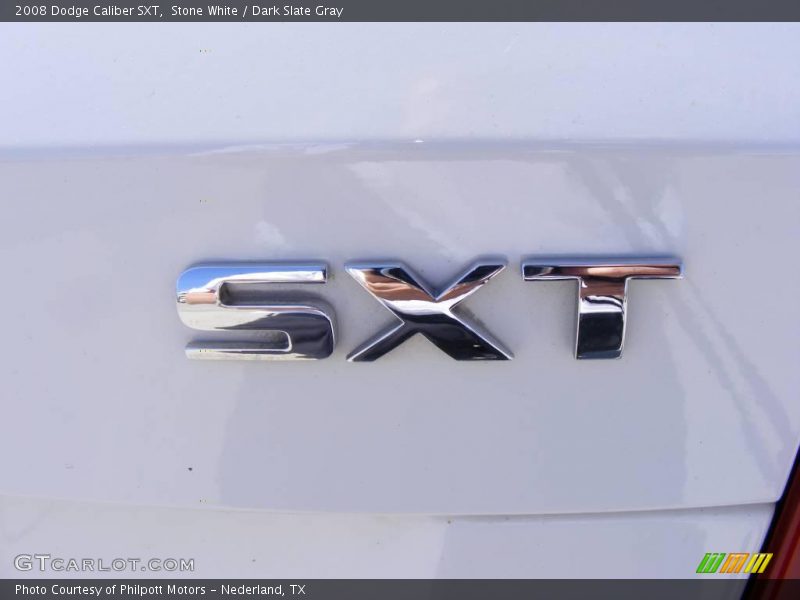 Stone White / Dark Slate Gray 2008 Dodge Caliber SXT