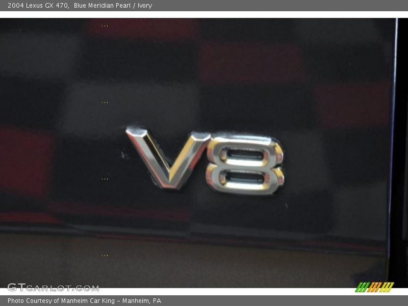 Blue Meridian Pearl / Ivory 2004 Lexus GX 470