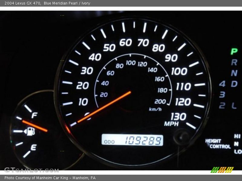 Blue Meridian Pearl / Ivory 2004 Lexus GX 470