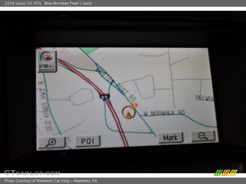Blue Meridian Pearl / Ivory 2004 Lexus GX 470