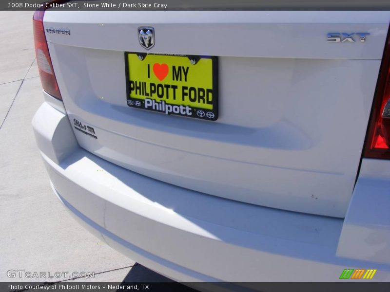 Stone White / Dark Slate Gray 2008 Dodge Caliber SXT