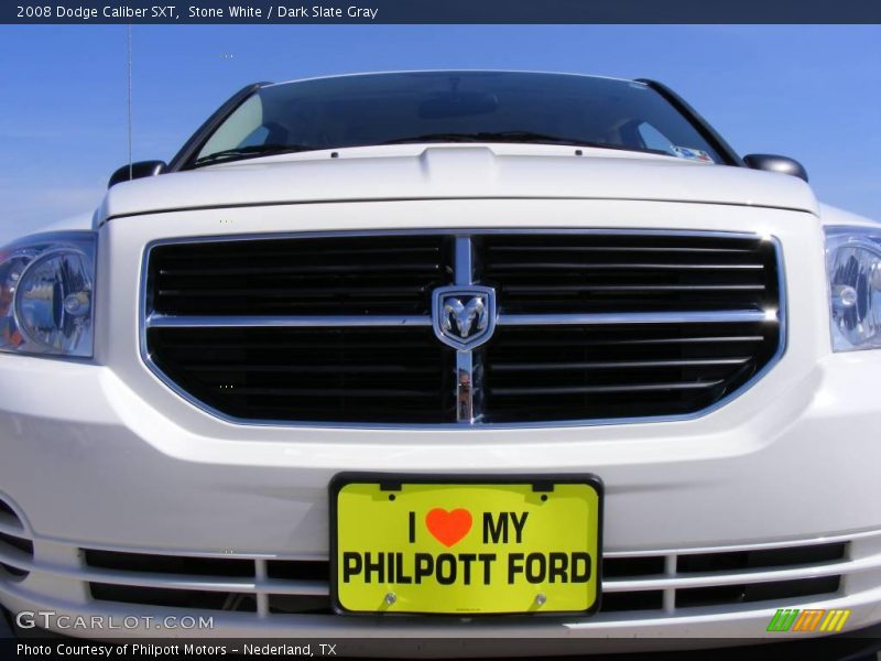 Stone White / Dark Slate Gray 2008 Dodge Caliber SXT