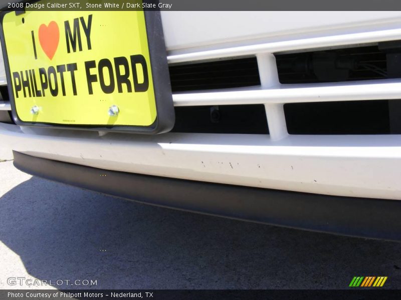 Stone White / Dark Slate Gray 2008 Dodge Caliber SXT