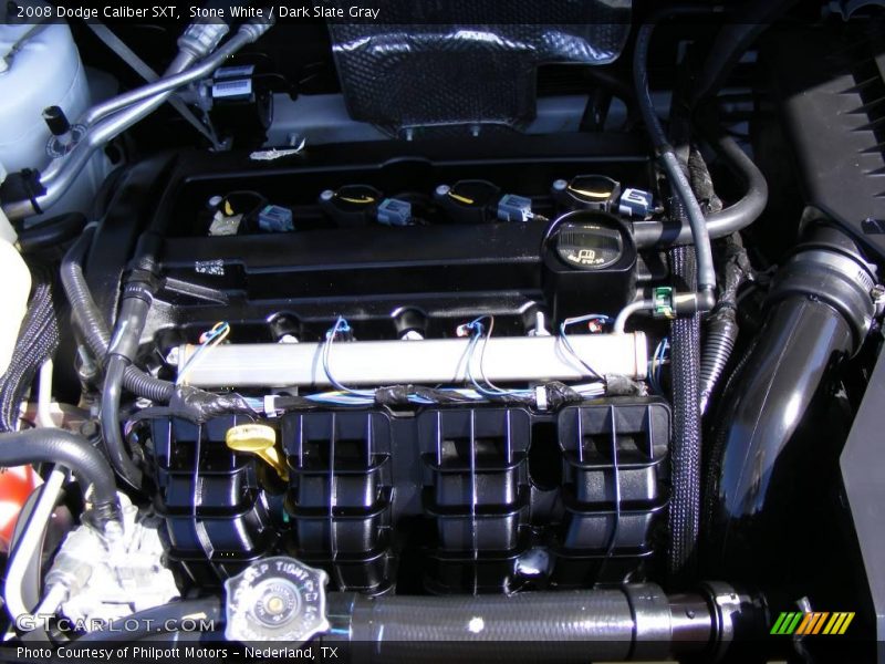 Stone White / Dark Slate Gray 2008 Dodge Caliber SXT